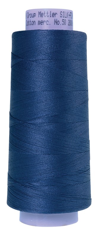 each Mettler No 50 Silk Finish Cotton Quilting Thread 1829m 1829m 1365 Night Blue 