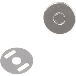 Magnetic Snap 1/2in - Silver