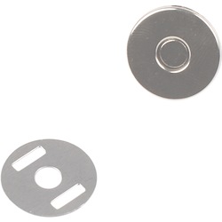 Magnetic Snap 3/4in - Silver