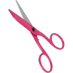 Scissors Flat Blades 11cm - Fushia
