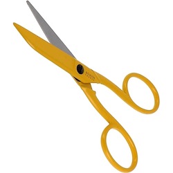 Scissors Flat Blades 11cm - Yellow
