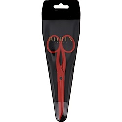 Scissors Flat Blades 17cm - Red