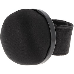 Pin Cushion Slap Bracelet - Black