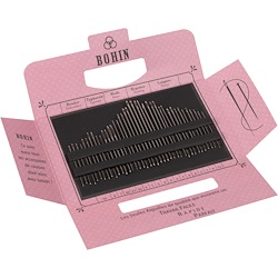 Superior Quality 40 Assorted Needles Edwige - Old Pink Book