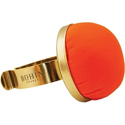 Pin Cushion with Gilded Bracelet - Neon Orange