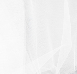 White - Classic Matte Nylon Tulle