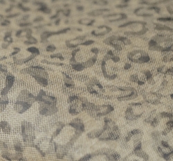 54" Leopard Polyester Tulle Brown 22.9mts (25yds)