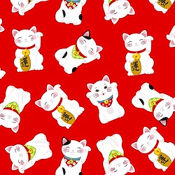Red - Lucky Cat