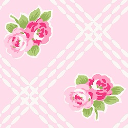 Pink - Floral Trellis