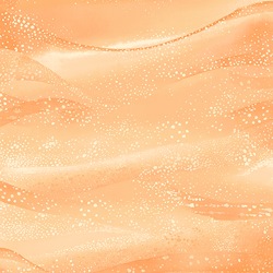 Orange - Textured Wave
