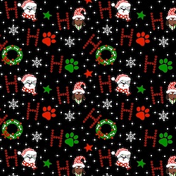 Black - Merry Woofmass To All