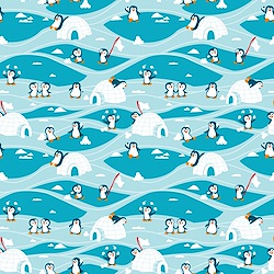 Ice Blue - Camp Penguin