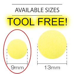 Off Yellow - Tool-free Snap 9mm