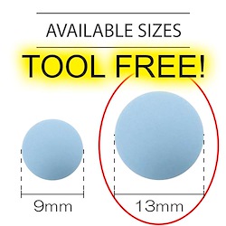 Baby Blue - Tool-free Snap 13mm