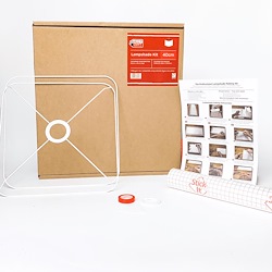 Rounded Square Lampshade Making Kit 40cm