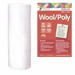 Wool 60%/Poly 40% - 2.4m x 30m Roll