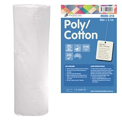 Cotton 80%/Poly 20% - 3.1m x 30m Roll