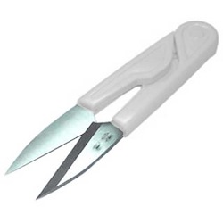 Thread Snips with Magnetic cap - White
