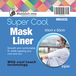 Mask Liner Super Cool - Grey ( 50cm x 50cm )