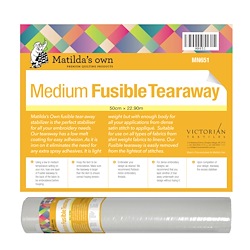 Fusible Tear Away Medium - 50cm x 22.9m Roll