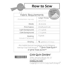 Row to Sew