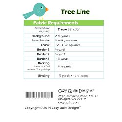 Sew Chicks Tree Line