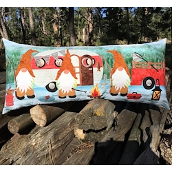 Gnome Is Where You Park It Bench Pillow & Table Runner