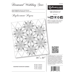 Diamond Wedding Star Replacement Papers