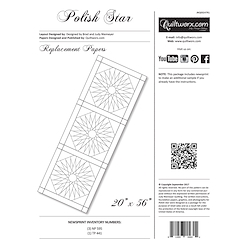 Polish Star Tablerunner Replacement Papers