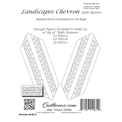 Landscapes Chevron Tablerunner Replacement Papers
