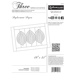 Three Replacement Papers - Quiltworx Leaf Series