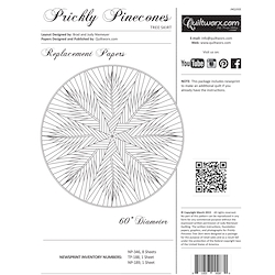 Prickly Pinecones Tree Skirt Replacement Papers