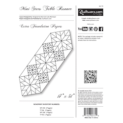 Mini Stars Tablerunner Extra Foundation Papers