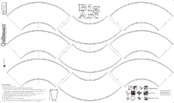 Big Arc Printed Interfacing (25 Panels)