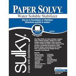 Sulky Paper Solvy Stabilizer