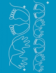 Baby Hands & Feet A3 Stencil