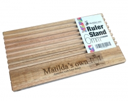 6mm Slotted Wooden Ruler Stand